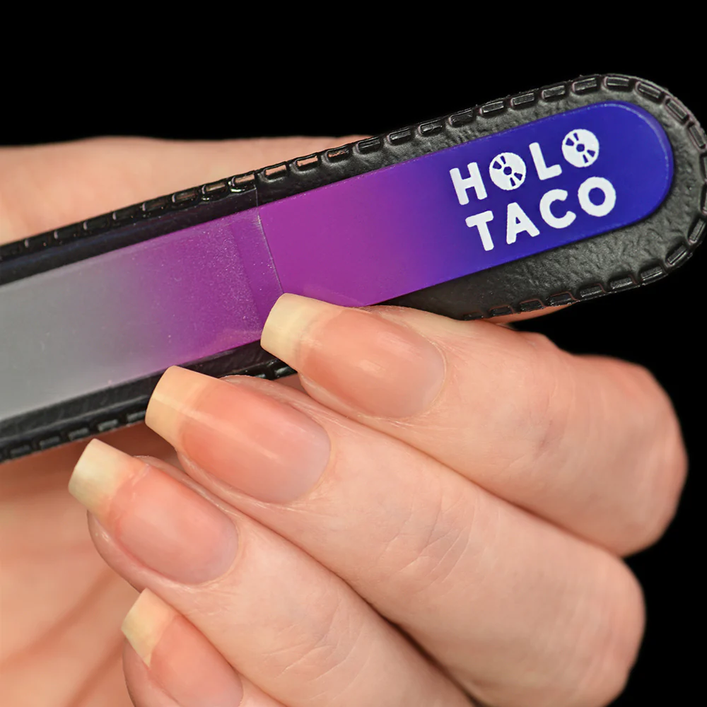 Glass Nail File - Purple/Pink - Image 4